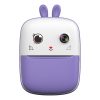 Mini termoprinteris bērniem ar kameru un videokameru - violets