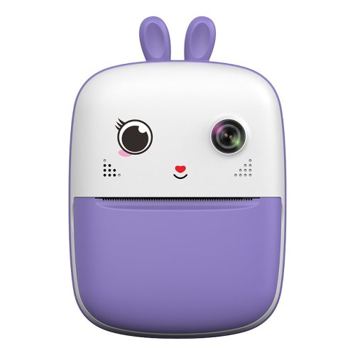 Mini termoprinteris bērniem ar kameru un videokameru - violets