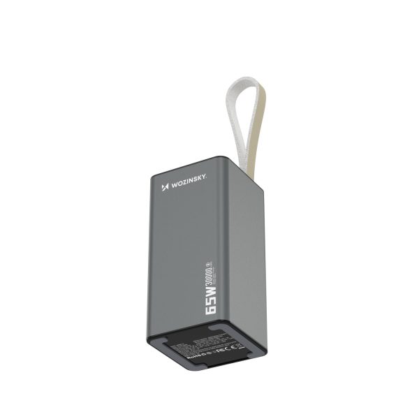 Powerbank K65+ 65W 30000mAh 2x USB-C 1x USB-A 65W - melns