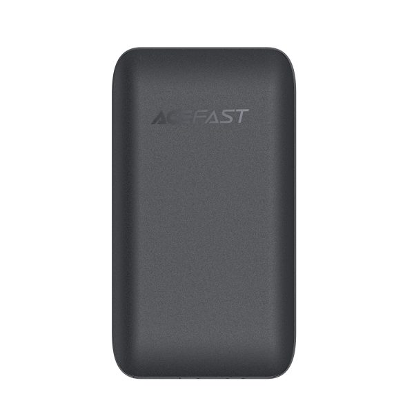 65 W GaN 2 USB-C USB-A īpaši plāns, plakans sienas lādētājs - melns
