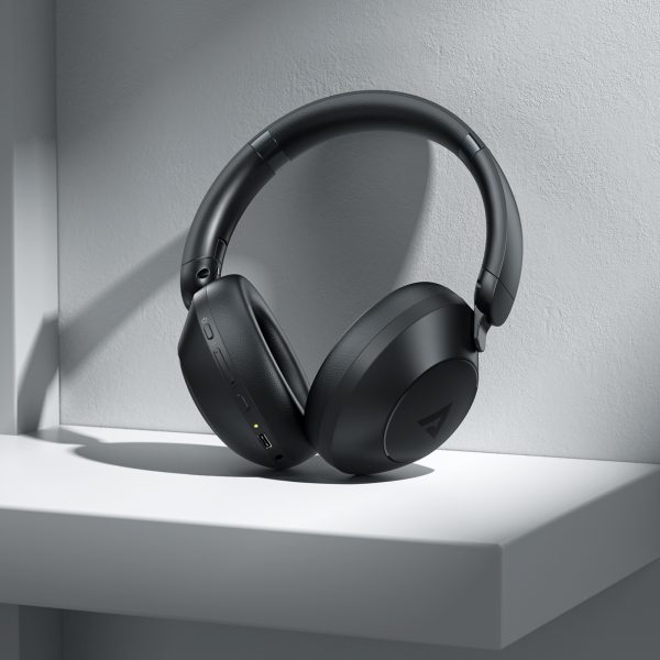 H3 Bluetooth bezvadu austiņas ar ANC USB-C IPX4 - melnas