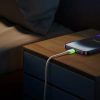 USB-A - iPhone Lightning kabelis ar fluorescējošo uzgali 1,2 m - bēšs