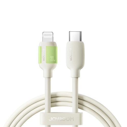 USB-C - iPhone Lightning kabelis ar dienasgaismas uzgali 30W 1.2m - bēšs