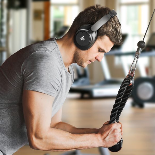 Soundfii Q20 ANC bezvadu Bluetooth 5.3 austiņas - melnas
