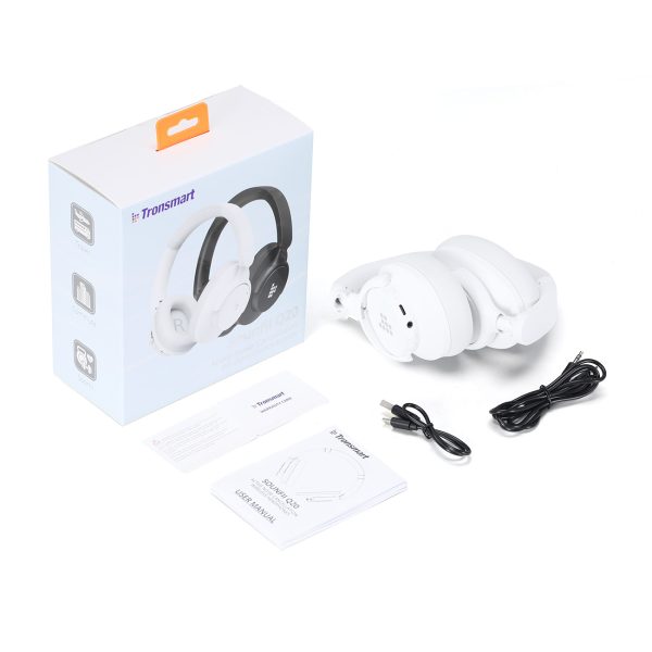 Soundfii Q20 ANC bezvadu Bluetooth 5.3 austiņas - baltas