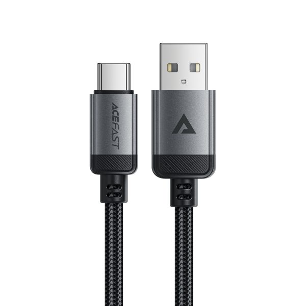 Kabelis USB-A - USB-C 480Mb/s 3A 1.2m - melns