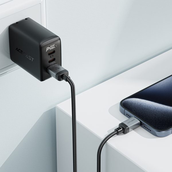 Kabelis USB-A - USB-C 480Mb/s 3A 1.2m - melns