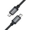 Kabelis USB-C - USB-C 480Mb/s 3A 1.2m - melns