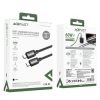 Kabelis USB-C - USB-C 480Mb/s 3A 1.2m - melns