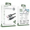 Kabelis USB-A - USB-C ar displeju 480Mb/s 66W 1.2m - melns