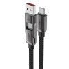 Kabelis USB-C - USB-A / USB-C 480Mb/s 3A 0.2m - melns