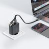 Kabelis USB-C - USB-A / USB-C 480Mb/s 3A 0.2m - melns