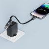 Kabelis USB-C - USB-A / USB-C 480Mb/s 3A 0.2m - melns