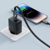 Kabelis USB-C - USB-A / USB-C 480Mb/s 3A 1.2m - melns