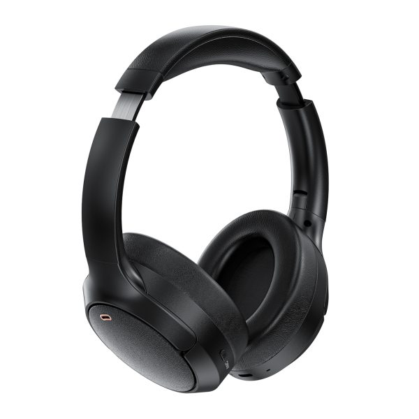 H6 ANC bezvadu Bluetooth 5.3 IPX4 austiņas - melnas