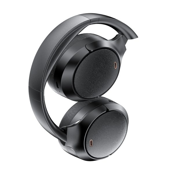 H6 ANC bezvadu Bluetooth 5.3 IPX4 austiņas - melnas