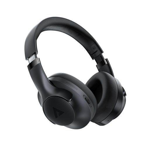 H4 ANC bezvadu Bluetooth 5.3 IPX4 austiņas ar ausu aizdari - melnas