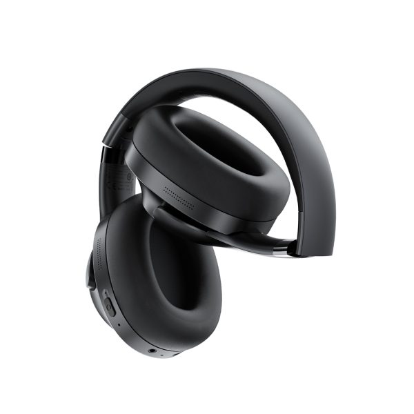 H4 ANC bezvadu Bluetooth 5.3 IPX4 austiņas ar ausu aizdari - melnas