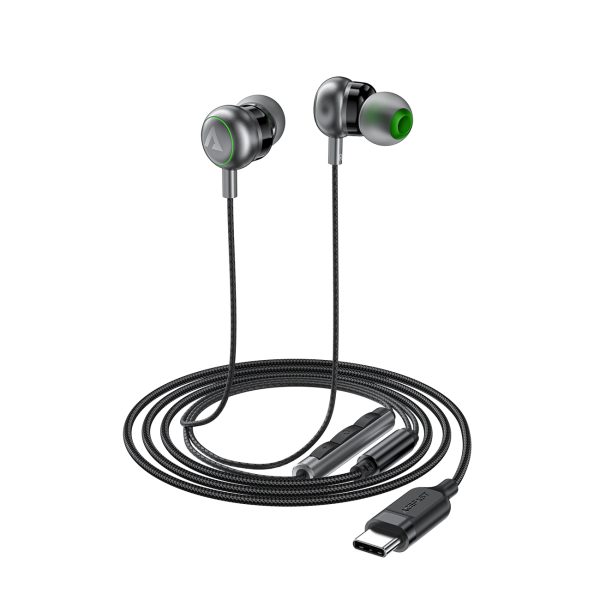 L5 vadu austiņas ar USB-C savienojumu, 1,2 m, melnas