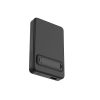 Qi2 10000mAh magnētiskais pārnēsājamais akumulators ar USB-A USB-C 22.5W PD statīvu - melns