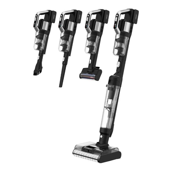 4in1 JIMMY PW11 Pro HEPA 460W bezvadu putekļsūcējs un veļas mašīna - sudrabaini melna