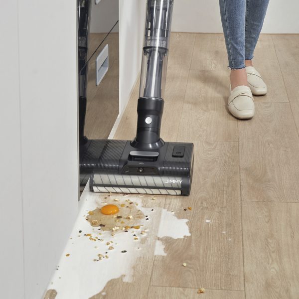 4in1 JIMMY PW11 Pro HEPA 460W bezvadu putekļsūcējs un veļas mašīna - sudrabaini melna