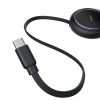 USB-C izvelkams kabelis - 2 x USB-C Bright Mirror Series 100W 1m - melns