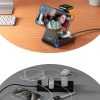 3in1 bezvadu lādētāja uzlādes stacija ar MagSafe tehnoloģiju - melna