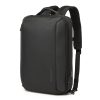 Premium klases mugursoma 15,6 collu klēpjdatoram ar USB siksnu 42x8x28cm - melna