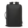 Premium klases mugursoma 15,6 collu klēpjdatoram ar USB siksnu 42x8x28cm - melna