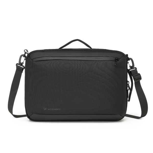 Premium klases mugursoma 15,6 collu klēpjdatoram ar USB siksnu 42x8x28cm - melna