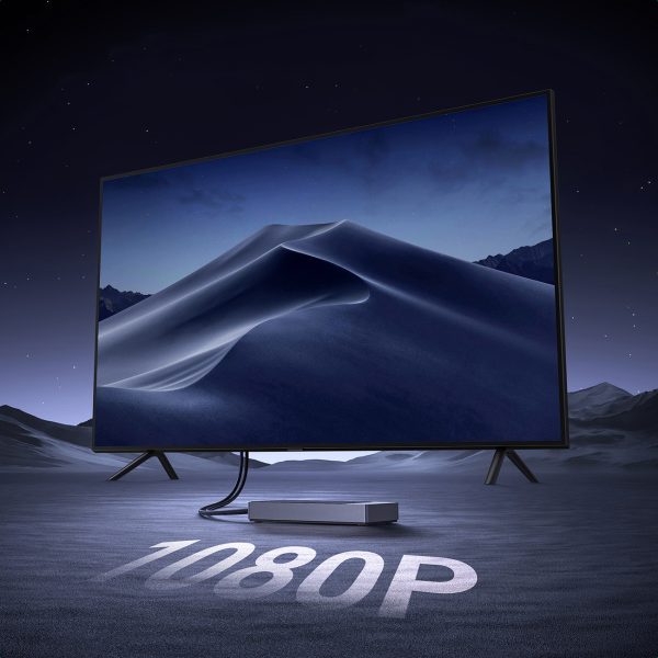 HDMI raidītājs Bezvadu raidītājs un uztvērējs līdz 30 m - melns un sudrabs