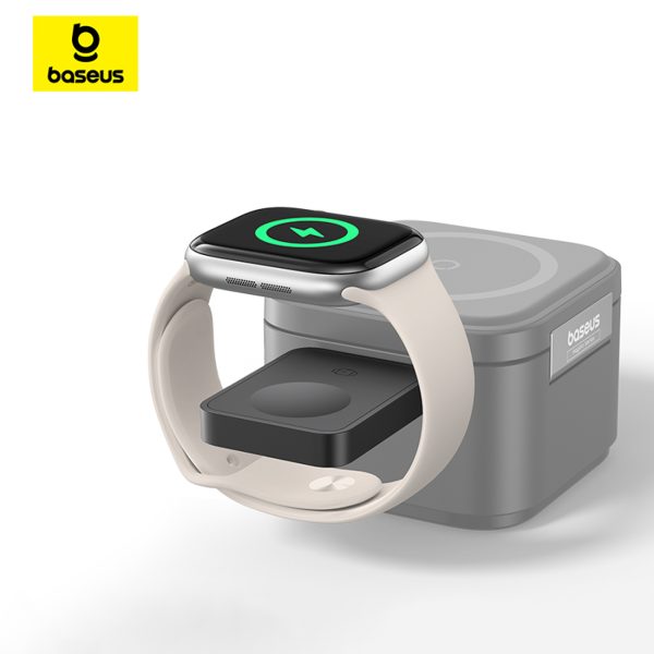 Magnētiskais induktīvais lādētājs Apple Watch MagPro 2.5W - melns