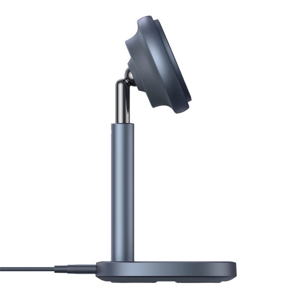 2in1 Orbit 2 Pro MagSafe Qi2 20W induktīvais lādētājs ar dzesēšanu - pelēks