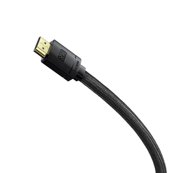 HDMI augstas izšķirtspējas sērijas 8K video kabelis 2 m - melns