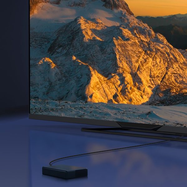 HDMI augstas izšķirtspējas sērijas 8K video kabelis 2 m - melns