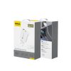 20 W USB-A USB-C sienas lādētājs ar 1 m USB-C kabeli — iPhone Lightning — balts