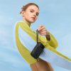 Powerbank QPow 2 20000mAh 30W ar 2 iebūvētiem USB-C kabeļiem - melns