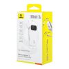 QPow 2 20000mAh 30W Powerbank ar 2 iebūvētiem USB-C kabeļiem - balts