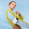 QPow 2 20000mAh 30W Powerbank ar 2 iebūvētiem USB-C kabeļiem - balts