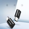 Micro USB uz USB-C adapteris — melns