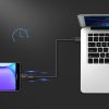 Micro USB uz USB-C adapteris — melns