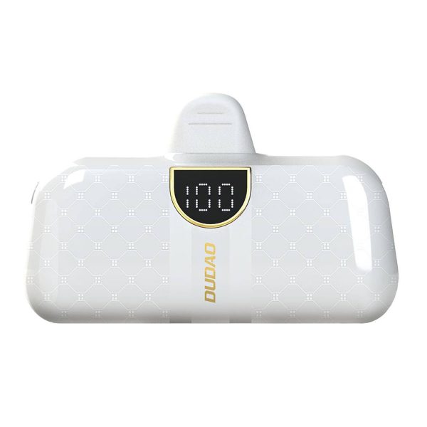 Powerbank mini 5000mAh mini 2x USB-C - balts