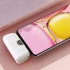 Powerbank mini 5000mAh mini 2x USB-C - balts