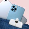Powerbank mini 5000mAh mini 2x USB-C - balts