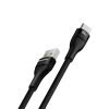 Flash 2 USB-A - USB-C 100W 1m izturīgs kabelis - melns