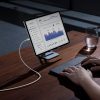 Volframa zelta USB-C 100W 2m kabelis - zelts