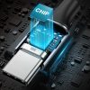 Austiņu adapteris mini ligzda 3,5 mm (sieviešu) - USB-C (vīriešu) 10 cm - pelēks
