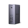 13in1 Thunderbolt 4 dokstacija / USB-A / DP / RJ45 / SD TF lasītājs / USB-C / Mini ligzda