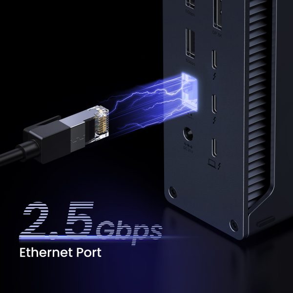 13in1 Thunderbolt 4 dokstacija / USB-A / DP / RJ45 / SD TF lasītājs / USB-C / Mini ligzda